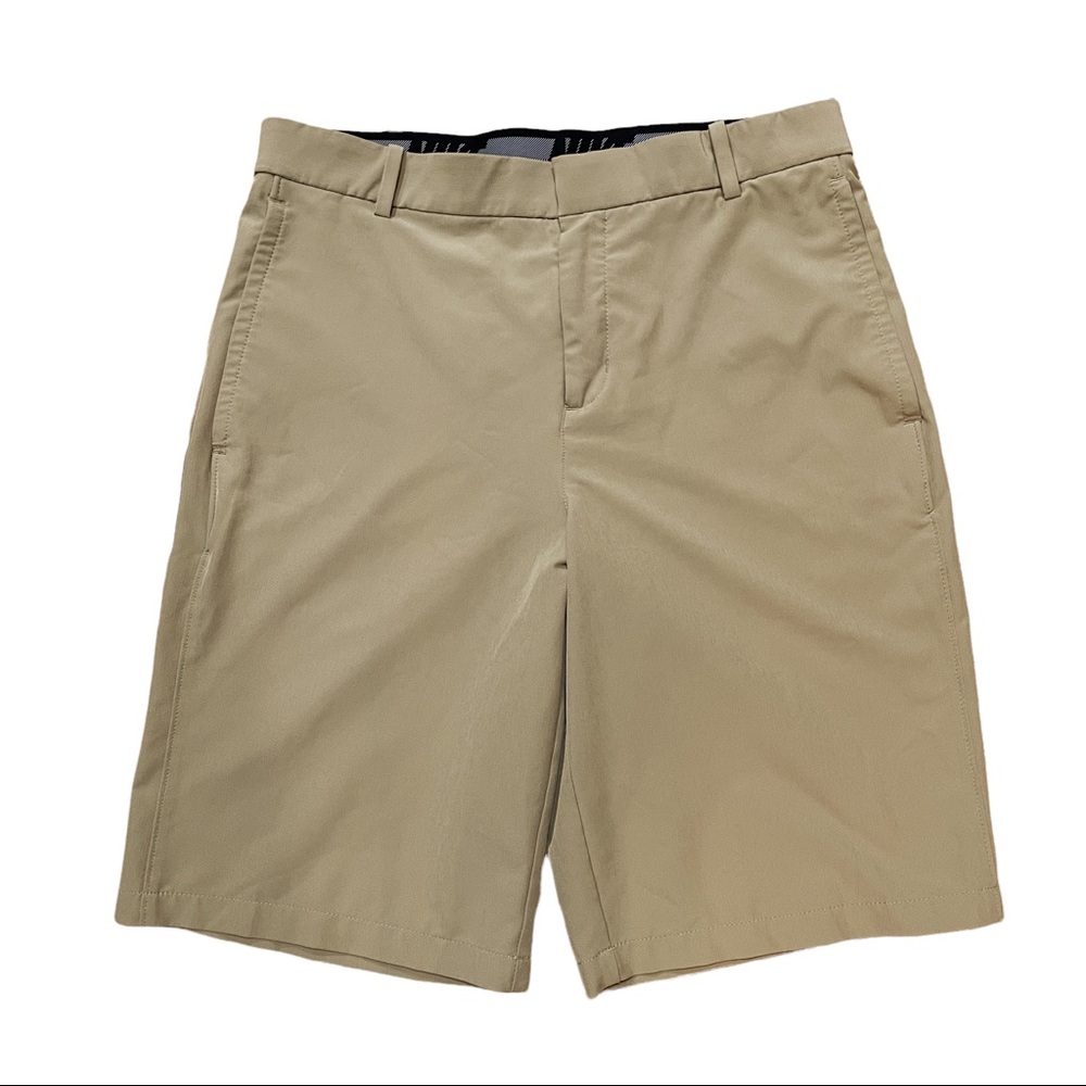 Nike Flex Standard Fit Khaki Flat Front Golf Shorts AJ5495-294 Men's Size 30 EUC